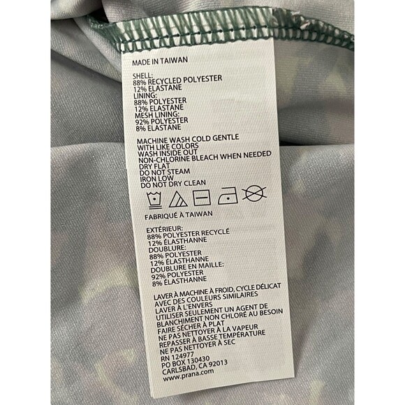 PrAna Pearl Isla Dress Stretch Active Moisture Wicking Summer Abstract Print XS - Picture 5 of 11